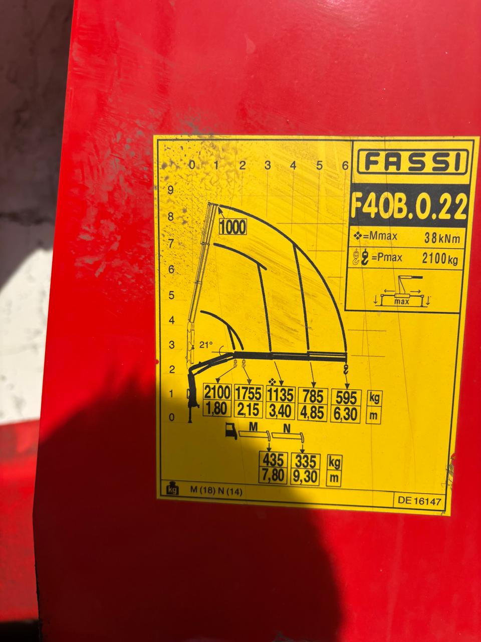 КМУ FASSI F40B.0.22 — изображение 5
