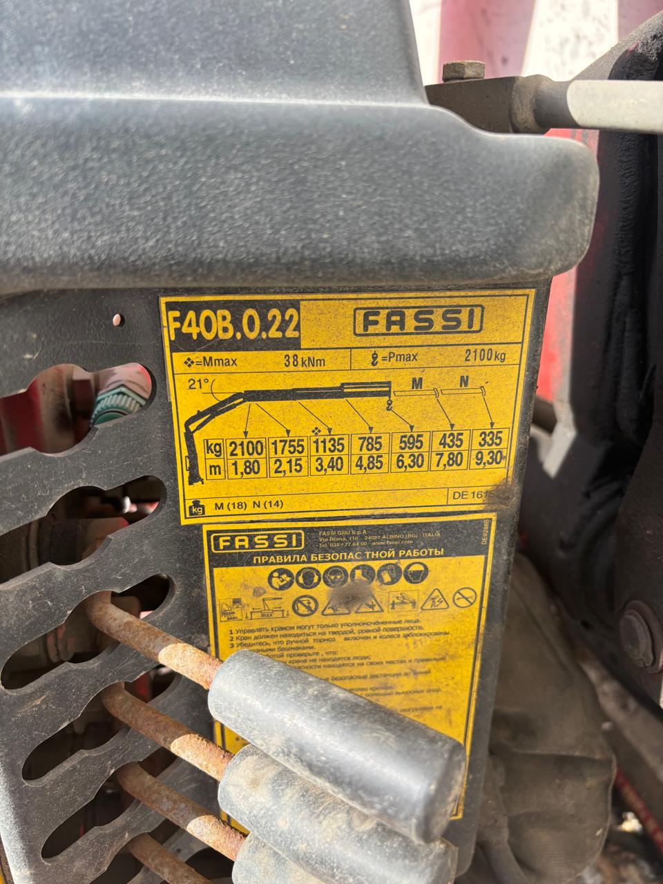 КМУ FASSI F40B.0.22 — изображение 2